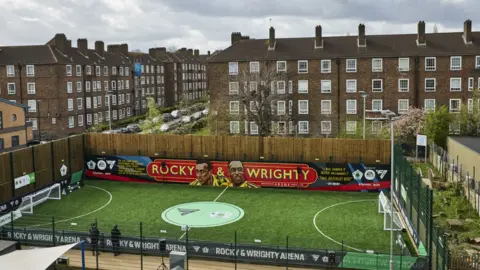 EA New football pitch in London