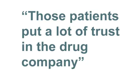 Quotebox: Those patients put a lot of trust in the drug company