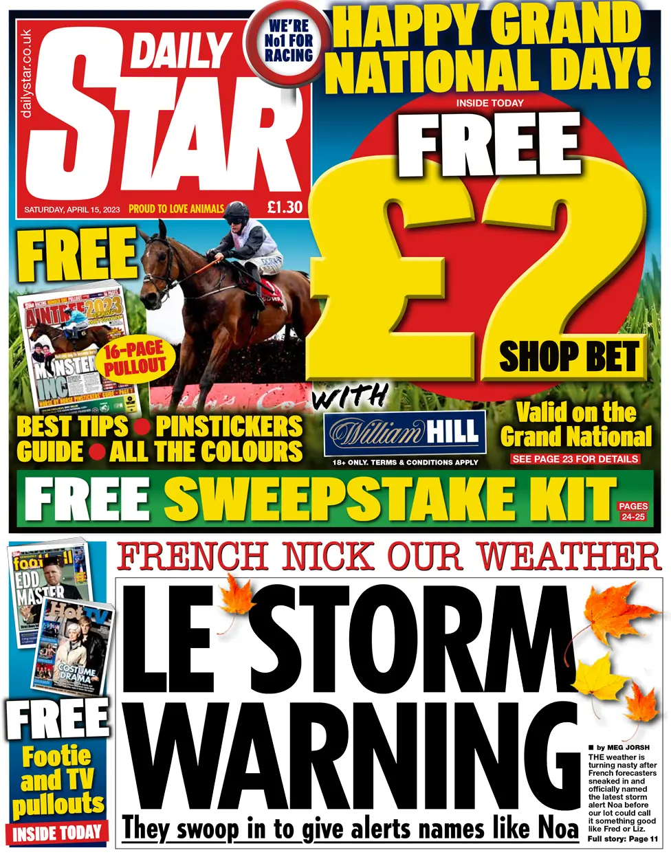 Daily Star Front Page