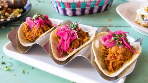 Wahaca Pulled pork tacos