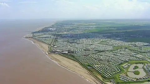 BBC Caravans on Lincolnshire coast