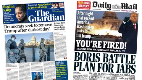 The Guardian and the Daily Mail