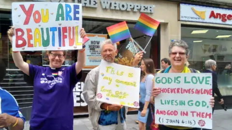 Pride supporters