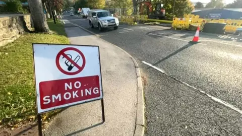 BBC Gas leak in Harrogate