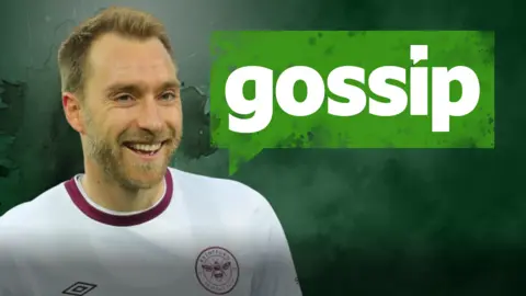 Christian Eriksen and BBC Sport gossip logo