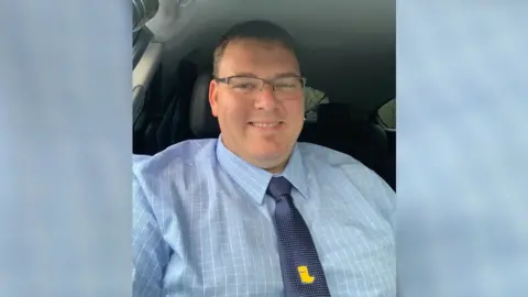 Jared Colclough A car selfie of Jared Colclough, Grab-a-Cab Taunton