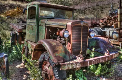 Peter Dulis An old abandoned tractor