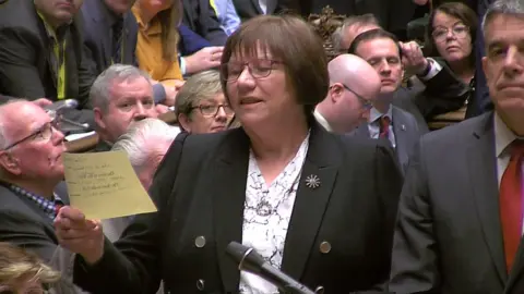 BBC Result of Monday's vote being announced