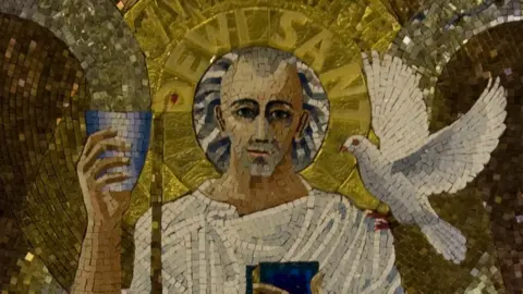 Fr Lawrence Lew St David mosaic at Westminster Cathedral (Lawrence OP CC BY-NC-ND 2.0)