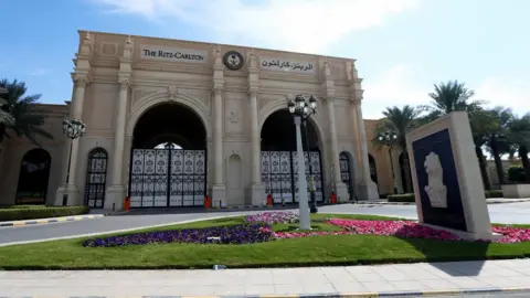 Reuters Ritz Carlton front gate