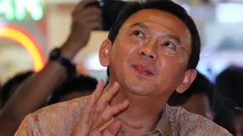 Getty Images Ahok in the Mako Brimob prison