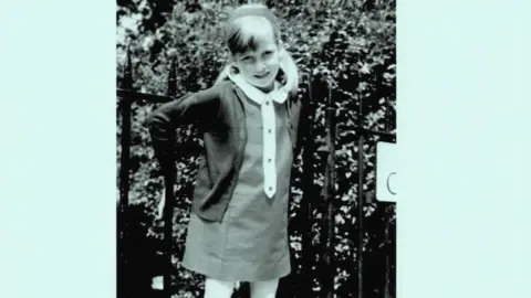 PA Media Princess Diana as a child