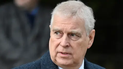 Reuters Prince Andrew at Sandringham in December