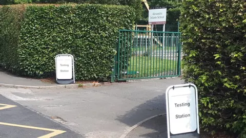 Stoke-on-Trent City Council Testing station in Normacot