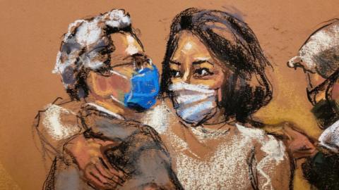 Ghislaine Maxwell: Jury sees never-before-seen photos of Epstein and