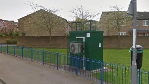 Google Pollution meter on the A1305 in Stockton