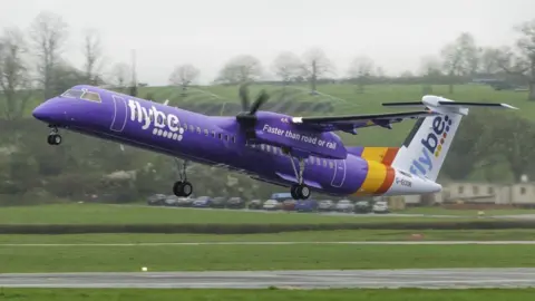 Flybe A 78-seat Bombardier Q400 aircraft