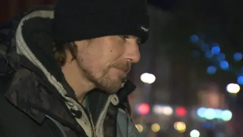 BBC Ben, a homeless man who lives in Swansea