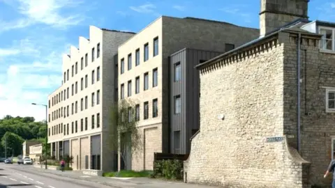 Toplocation 4 Ltd and Longacre Artists' impression of the site.