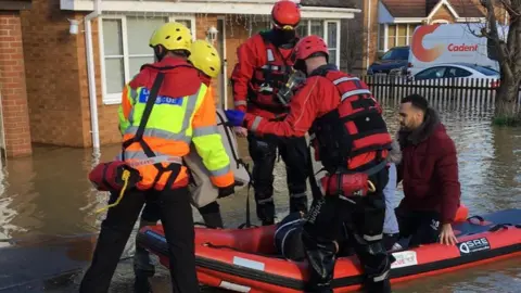 Northamptonshire Search and Rescue Evacuations by Northamptonshire Search and Rescue in Kettering