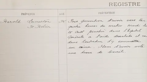 Jersey Heritage Harold Lamerton register