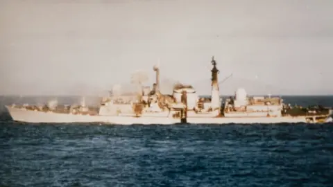 Michael Dilucia/PA Wire HMS Coventry in the Falklands War