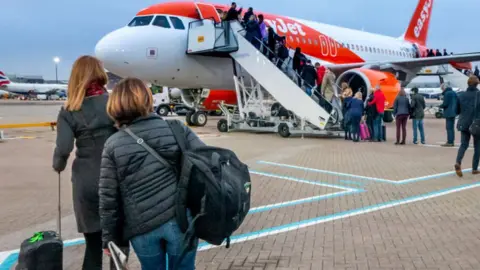 Getty Images EasyJet flight