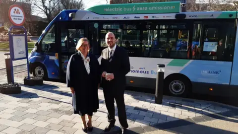 First Bus Janette Bell and Richard Holden