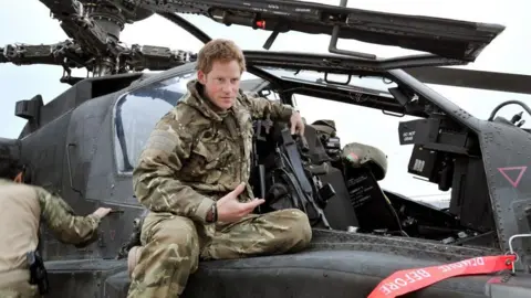 PA Media Prince Harry in Afghanistan in 2012