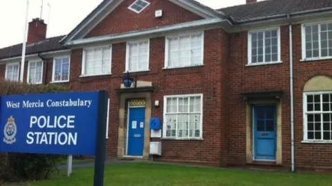 BBC A West Mercia Police station