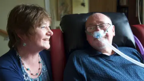 Fergus Walsh/BBC Carol and Noel