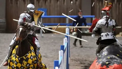 AFP Jousters battle in Victoria, Australia