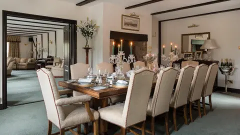 Astley Media Millionaire mansion dining room