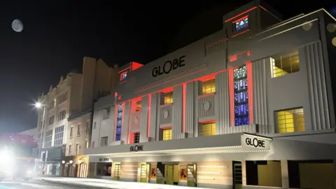 Stockton Council Artist's impression of revamped Globe Theatre