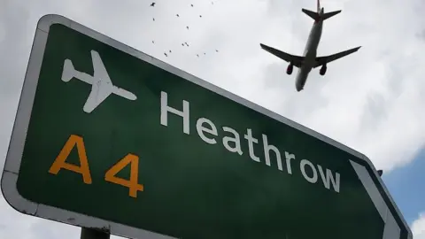 Getty Images Heathrow plane