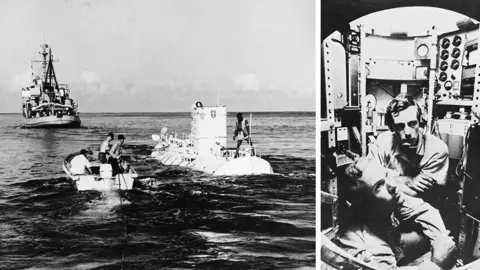NOAA/SPL Trieste sub, and Walsh and Piccard