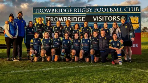 Trowbridge RFC A group photo of the rugby team