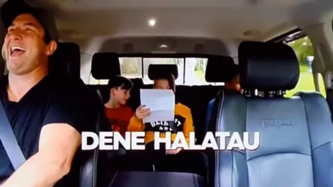 Fox Sports Still from the Fox Sports "Footy Kids in Cars" video