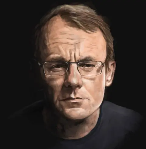 Adam Schofield Sean Lock digital portrait