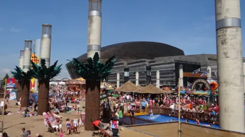 Debbie J/Geograph Roald Dahl Plass Cardiff Bay