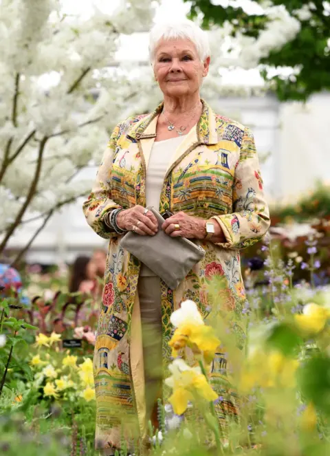 EPA Judi Dench at Chelsea Flower Show