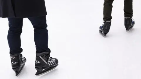 Ice skating