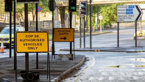 COP26 How are road closures affecting Glasgow