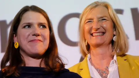 AFP/Getty Jo Swinson and Sarah Wollaston