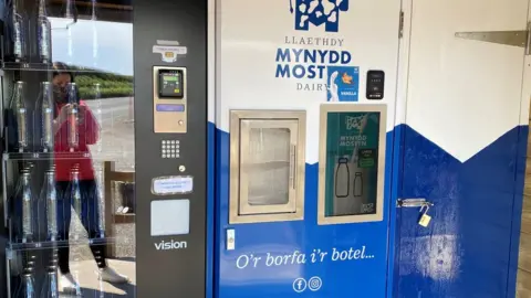 The milk vending machines