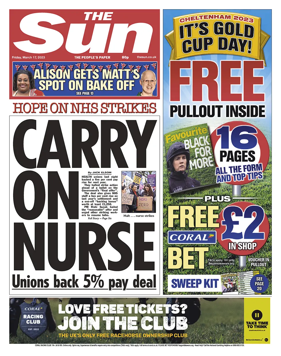 NHS pay deal and 'Banks try to reassure investors'