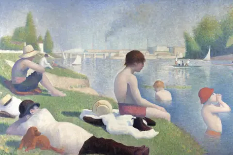 Bridgeman Images Bathers at Asnières, 1884 by Georges Seurat