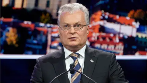 Getty Images President Gitanas Nauseda