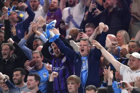 GETTY IMAGES/STU FORSTER Coventry City fans