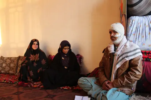 Maroof Saeedi From left Marzia 18, Razia 16 and Nayeb 22